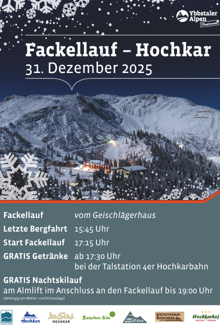 Plakat Fackellauf 2025