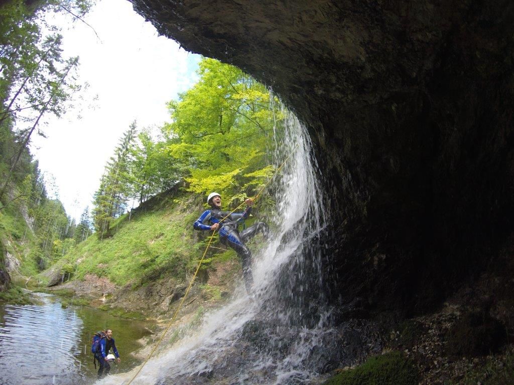 Canyoning nature experience