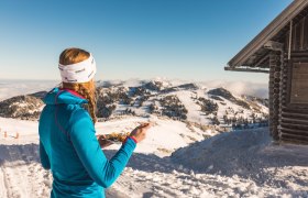 Morning skiing "Guga H&ouml;" on the Hochkar in the Mostviertel.