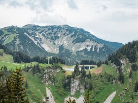 View of the mountain lake on the Hochkar, &copy; Fred Lindmoser