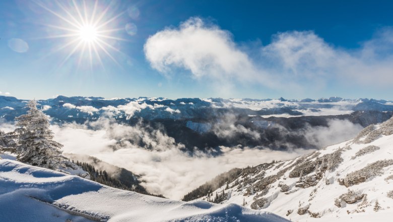 Bergpanorama im Winter, © Fred Lindmoser