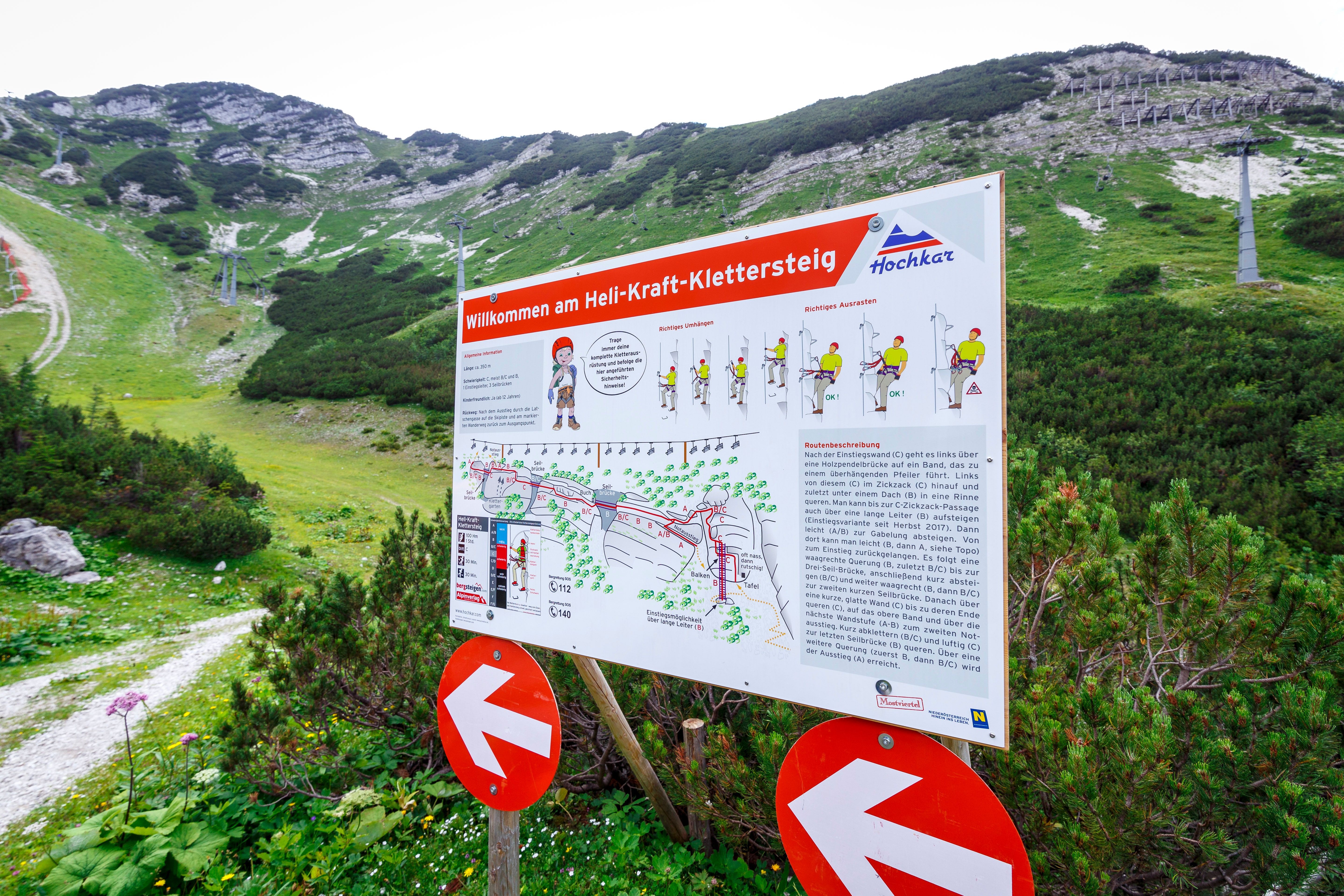 Heli-Kraft Klettersteig