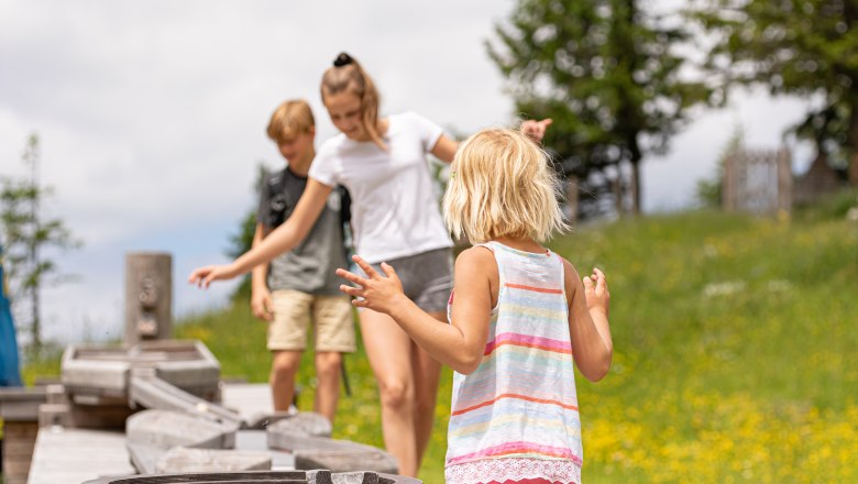 Almerlebnisspielplatz Kugelbahn, © Ludwig Fahrenberger