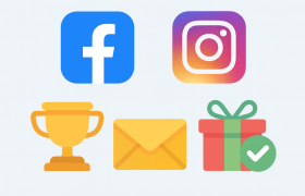 Facebook und Instagram Gewinnspiel